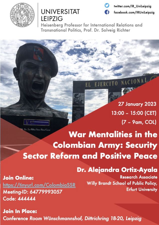 zur Vergrößerungsansicht des Bildes: War Mentalities in the Colombian Army: Security Sector Reform and Positive Peace
