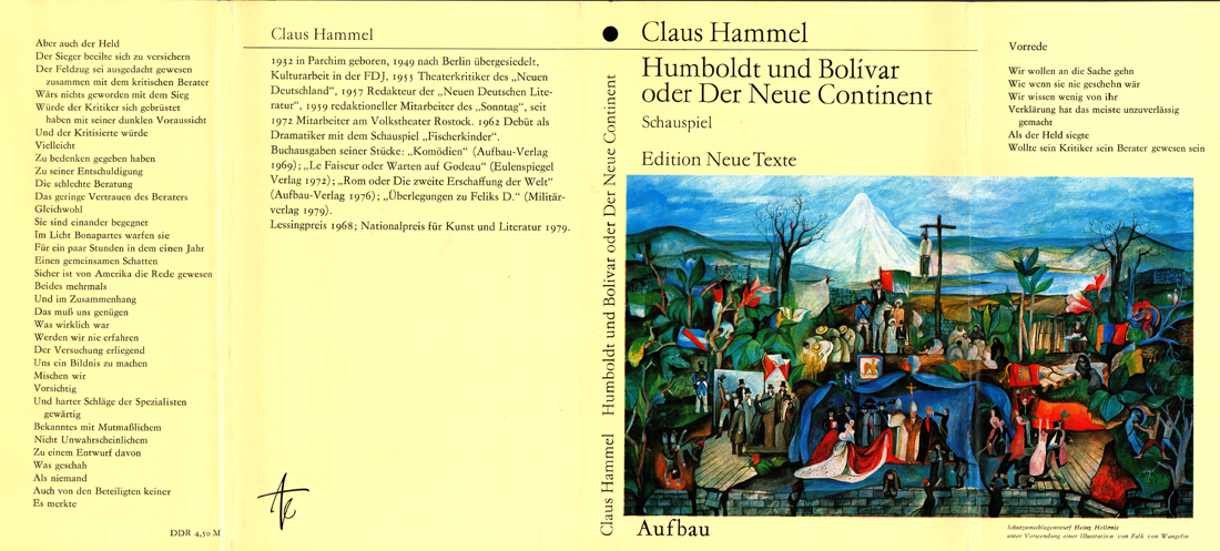 Claus Hammel – Humboldt und Bolivar oder Der neue Kontinent