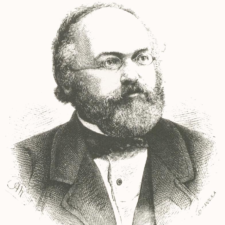 Porträt von Otto Spamer ©Illustrirte Zeitung vom 30.3.1872