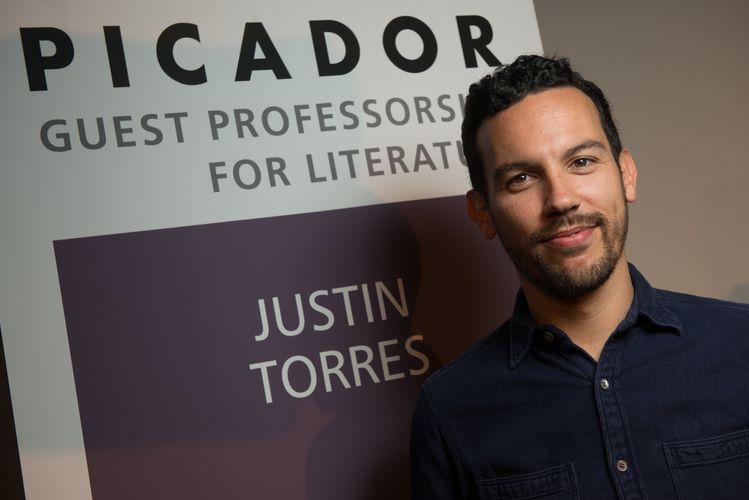 Previous Picadorprofessor Justin Torres (Photo: Andreas Lamm for Holtzbrinck Berlin) 