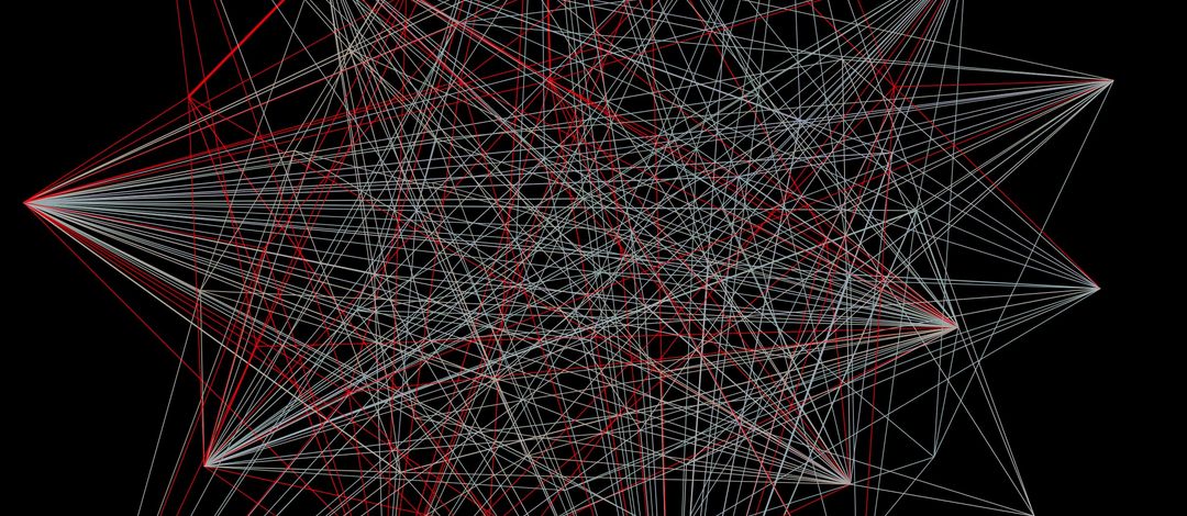 Foto: Zu sehen ist ein abstrakter Netzwerkgraph.