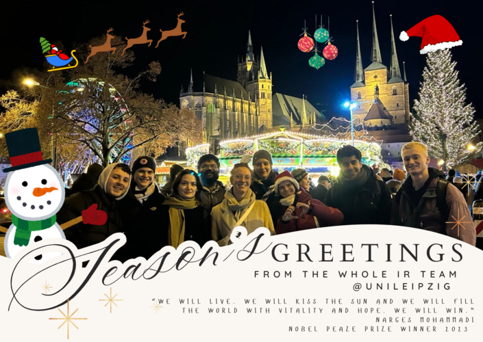 Seoson's Greetings card from the IR Team