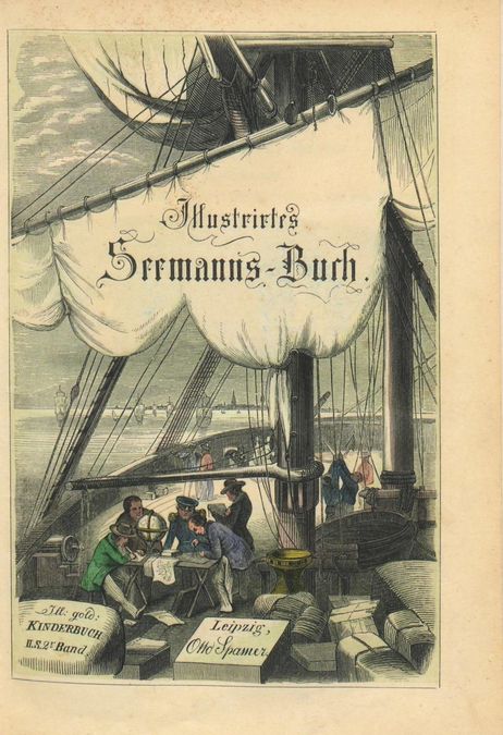 „Das illustrirte Seemannsbuch“, 1855, Titelei ©Staatsbibliothek zu Berlin – Preußischer Kulturbesitz