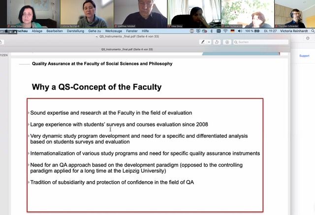 zur Vergrößerungsansicht des Bildes: QS concept of the faculty