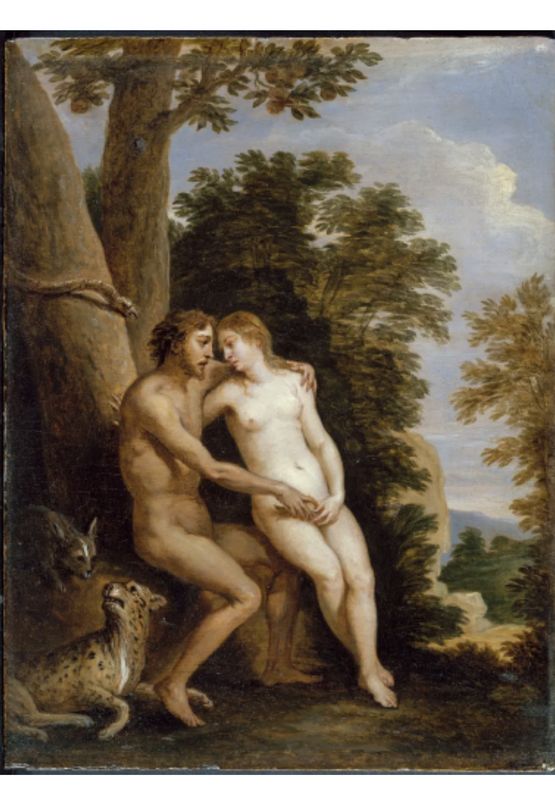 David Teniers d. J. (1610–1690): «Adam und Eva», um 1655, Öl auf Leinwand. (Bild: http://www.metmuseum.org/art/collection/search/459069)