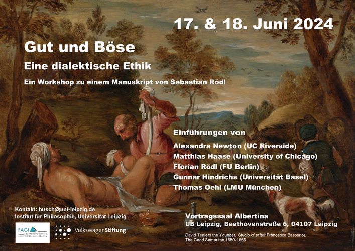 [Translate to English:] Poster Workshop Gut und Böse im SoSe 2024
