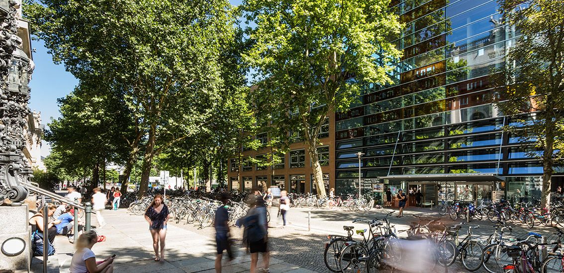 Studentisches Leben auf dem Campus Beethovenstraße