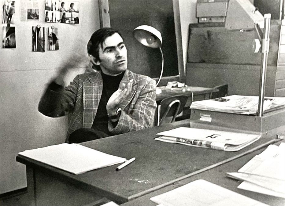 zur Vergrößerungsansicht des Bildes: Jochen Schlevoigt 1971 (Foto: Jean Michel Cavalli)