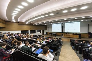 Studierende im Hörsaal, Foto: Christian Hüller