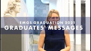 Preview image of Theresa Adams' video at GESI Graduation Ceremony in 2021. Photo: GESI