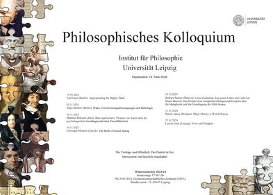 [Translate to English:] Foto: Poster Philosophisches Kolloquium